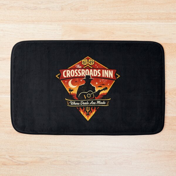 Item preview, Crossroads Inn - Vintage Blues Guitar Devil Deal Retro designed and sold by SidTastic .