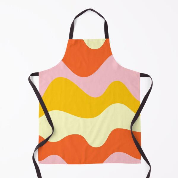 Artikelvorschau, Abstraktes Wellenmuster im Retro-Stil | Farbwellen im Mid-Century-Modern-Stil entworfen und verkauft von CreationbyNiki.