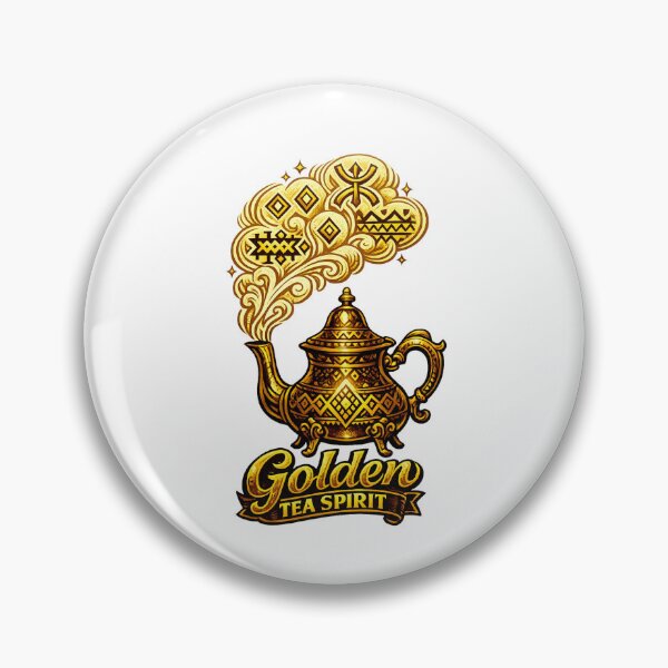 Item preview, Golden Tea Spirit – International Tea Day designed and sold by LuveraxArt.