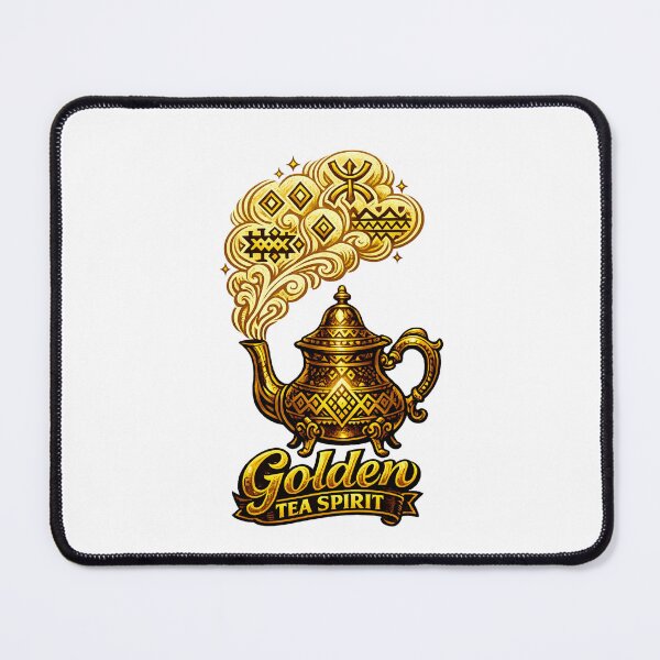 Item preview, Golden Tea Spirit – International Tea Day designed and sold by LuveraxArt.