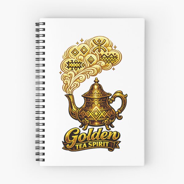 Item preview, Golden Tea Spirit – International Tea Day designed and sold by LuveraxArt.