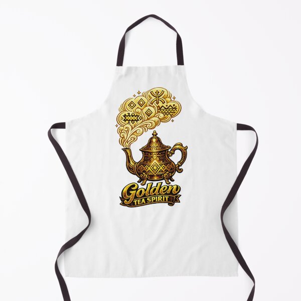 Item preview, Golden Tea Spirit – International Tea Day designed and sold by LuveraxArt.