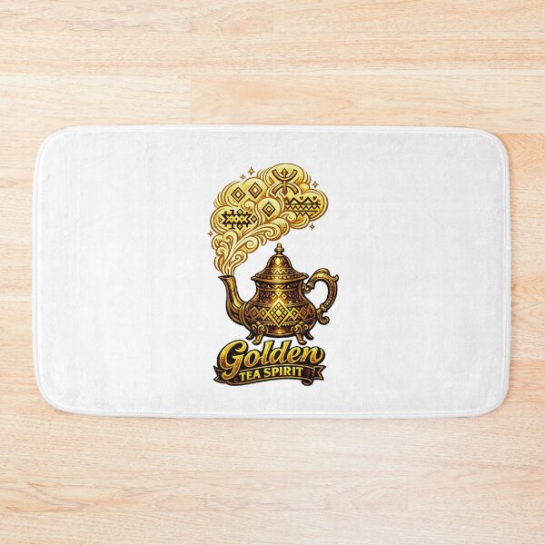 Item preview, Golden Tea Spirit – International Tea Day designed and sold by LuveraxArt.