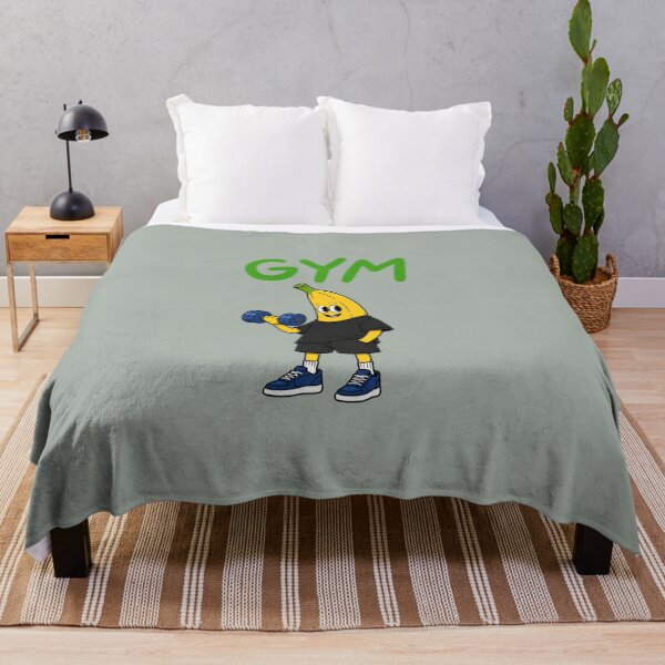 Item preview, Banana Gym T-Shirt – Funny Workout Cartoon Banana Shirt designed and sold by Aimetoi.