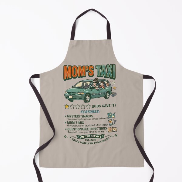 Item preview, Mom's Taxi - Minivan Parody Parenting Humor designed and sold by laughingshirts.