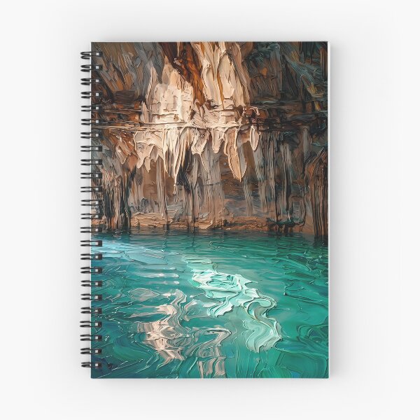Item preview, Textured Underground Cenote Cave with Emerald Water designed and sold by WojcikDesigners.