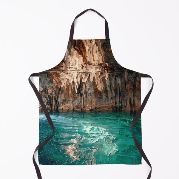 Item preview, Textured Underground Cenote Cave with Emerald Water designed and sold by WojcikDesigners.