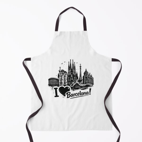 Item preview, I love the Barcelona skyline. designed and sold by Stickimaison.