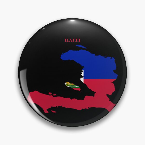 Item preview, Haiti Map Flag Silhouette Caribbean Travel Pride Gift designed and sold by NTGUILTY.