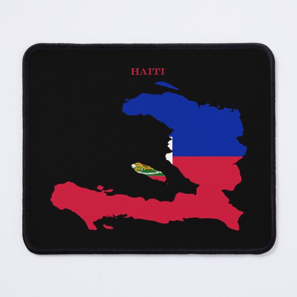 Item preview, Haiti Map Flag Silhouette Caribbean Travel Pride Gift designed and sold by NTGUILTY.