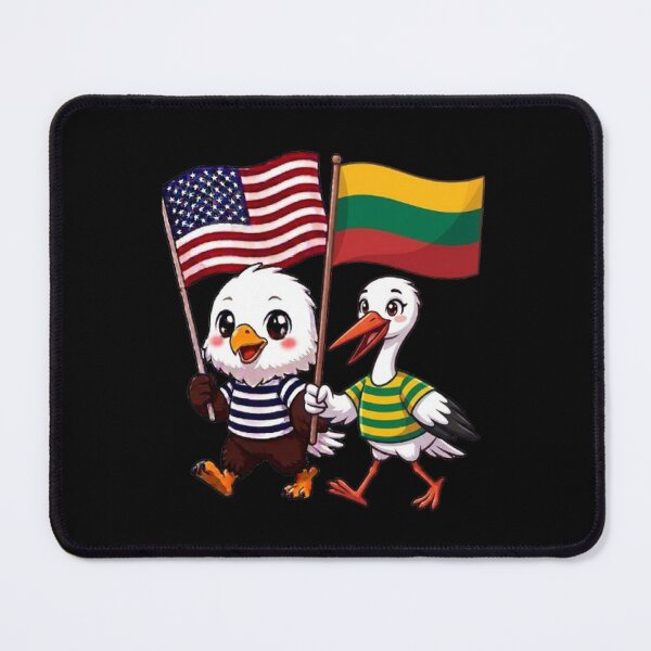 Item preview, The American eagle and its friend the Lithuanian stork designed and sold by SE213.