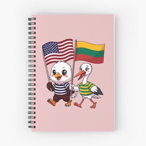 Item preview, The American eagle and its friend the Lithuanian stork designed and sold by SE213.