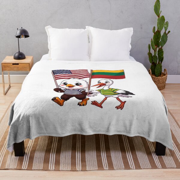 Item preview, The American eagle and its friend the Lithuanian stork designed and sold by SE213.