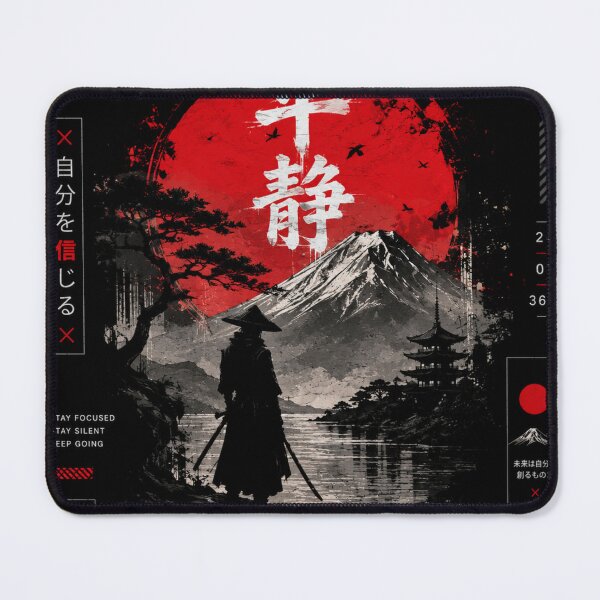 Item preview, Silent Warrior – Japanese Aesthetic Design designed and sold by Tanu Biswas.