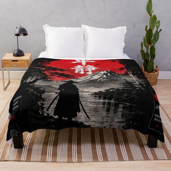Item preview, Silent Warrior – Japanese Aesthetic Design designed and sold by Tanu Biswas.
