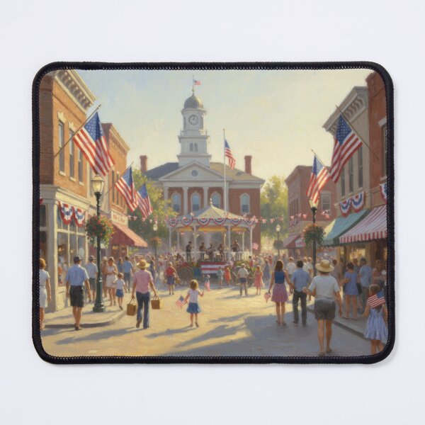 Item preview, Americana Parade in Town Square designed and sold by BrickByDream.