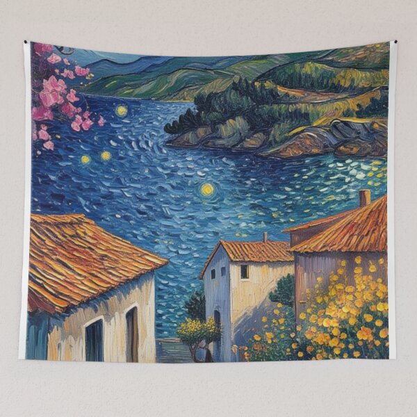 Item preview, Village by the seaside designed and sold by sid1802.