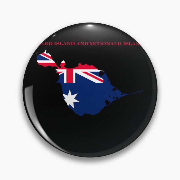 Item preview, Heard Island and McDonald Islands Map Flag Silhouette Arctic Travel Pride Gift designed and sold by NTGUILTY.