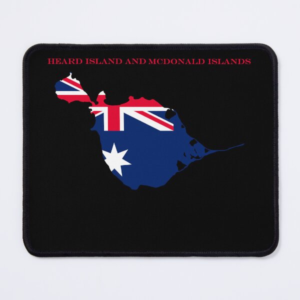 Item preview, Heard Island and McDonald Islands Map Flag Silhouette Arctic Travel Pride Gift designed and sold by NTGUILTY.