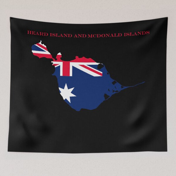 Item preview, Heard Island and McDonald Islands Map Flag Silhouette Arctic Travel Pride Gift designed and sold by NTGUILTY.
