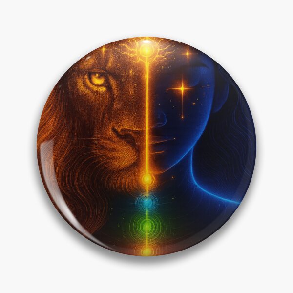 Item preview, “Solar Guardian – Lion & Goddess Chakra Alignment” designed and sold by Authentic Kaleidoscope.