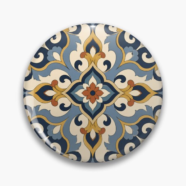 Item preview, Vintage Levantine Geometric Tile Pattern Sticker - Middle Eastern Art designed and sold by ItsArtisticLab.