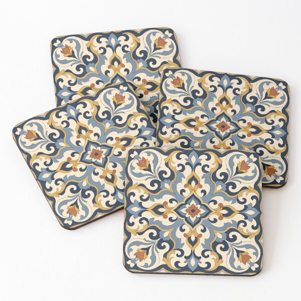 Item preview, Vintage Levantine Geometric Tile Pattern Sticker - Middle Eastern Art designed and sold by ItsArtisticLab.