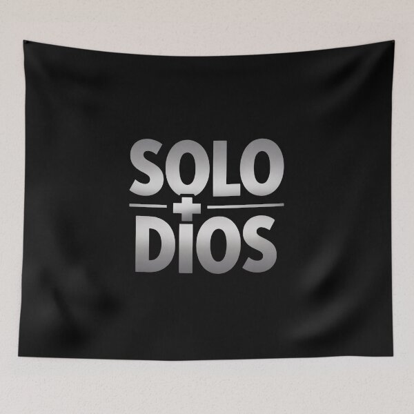 Item preview,  Only God Spanish Christian T-Shirt | Premium Silver Minimalist Faith Latino Religious Gift designed and sold by EvolusionPro.