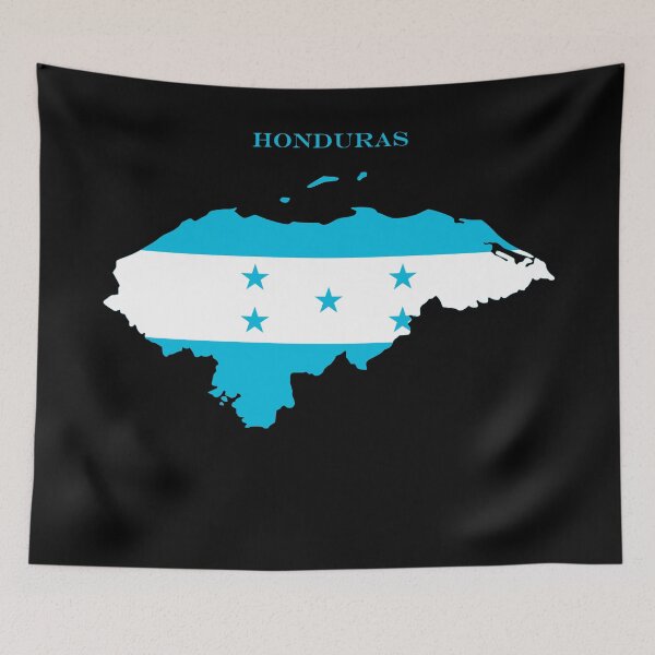 Item preview, Honduras Map Flag Silhouette Central America Travel Pride Gift designed and sold by NTGUILTY.