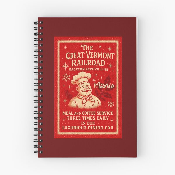 Item preview, Vermont Railroad Train Menu 2 designed and sold by Normbot2000.