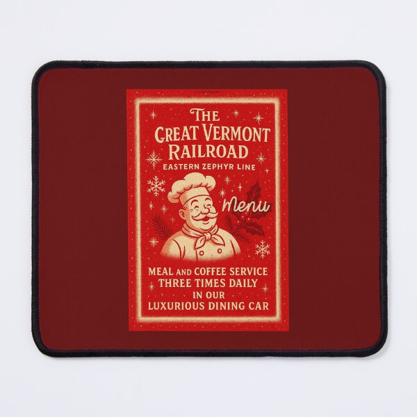 Item preview, Vermont Railroad Train Menu 2 designed and sold by Normbot2000.