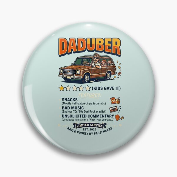 Item preview, DadUber - Limited Service Dad Jokes Station Wagon Humor designed and sold by laughingshirts.
