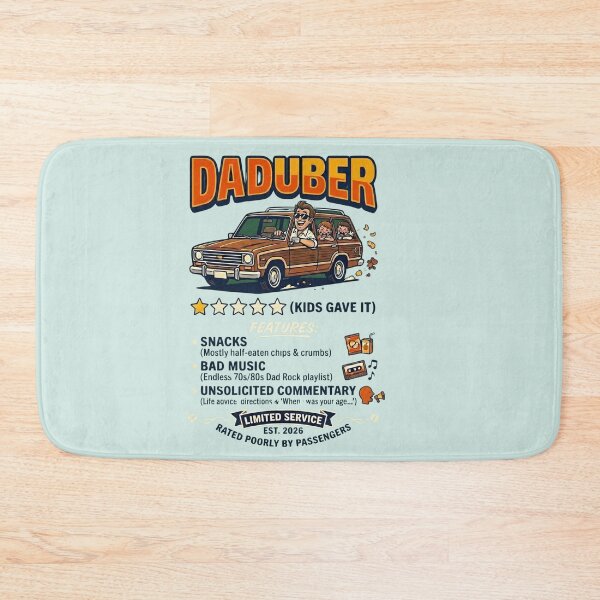 Item preview, DadUber - Limited Service Dad Jokes Station Wagon Humor designed and sold by laughingshirts.