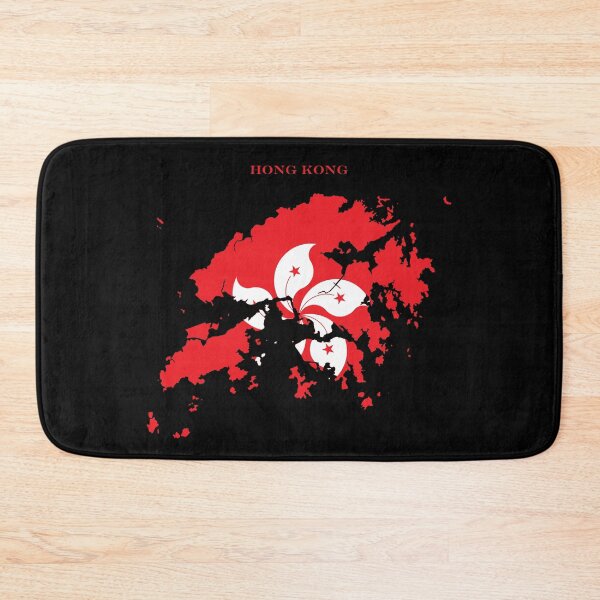 Item preview, Hong Kong Map Flag Silhouette Asia Travel Pride Gift designed and sold by NTGUILTY.