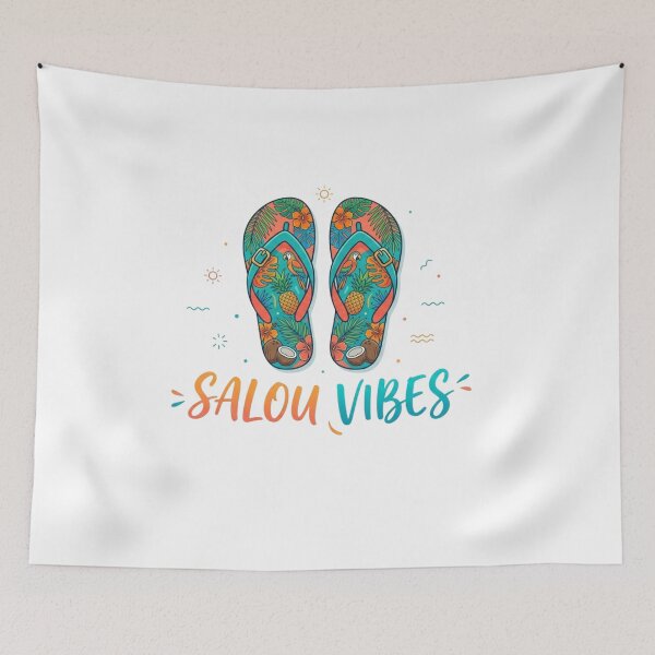 Item preview, Salou spain Tarragona Retro Rainbow designed and sold by Georain.