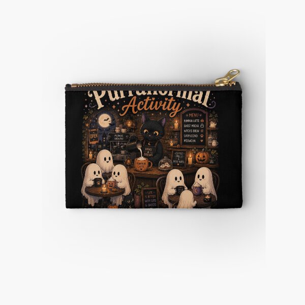 Item preview, Purranormal Activity Ghost Cat Cafe Halloween Design designed and sold by MotylekAnia.