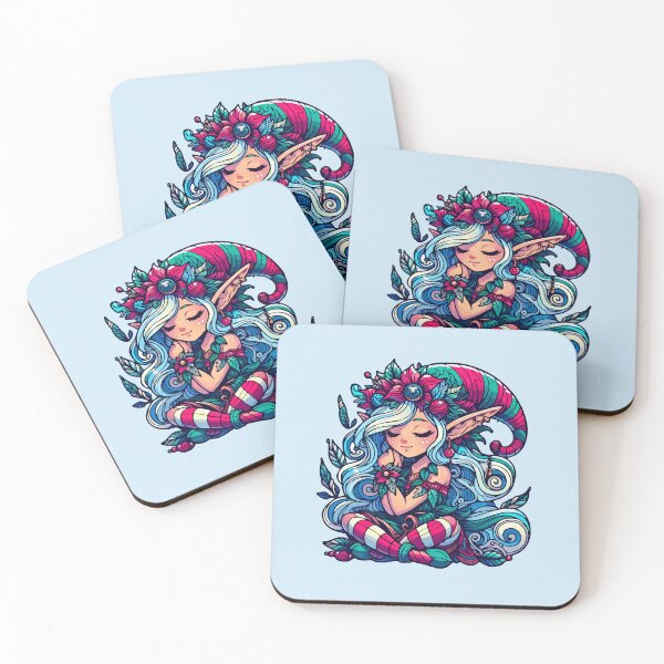 Item preview, Cute Christmas Elf designed and sold by NerdiPop.