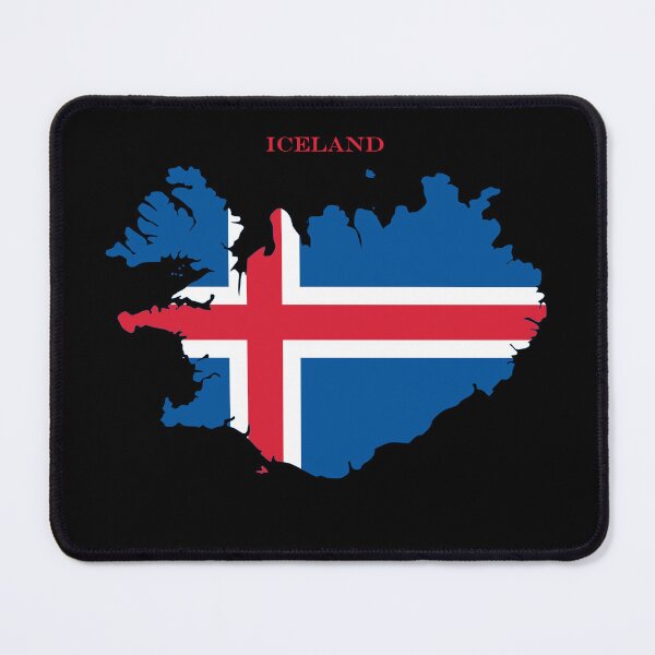 Item preview, Iceland Map Flag Silhouette Europe Travel Pride Gift designed and sold by NTGUILTY.
