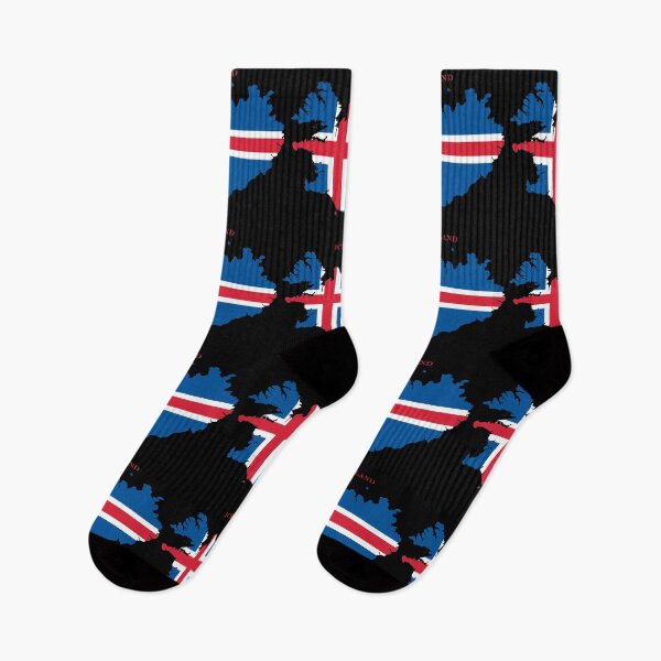 Item preview, Iceland Map Flag Silhouette Europe Travel Pride Gift designed and sold by NTGUILTY.