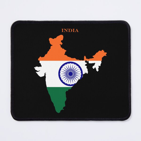 Item preview, India Map Flag Silhouette Asia Travel Pride Gift designed and sold by NTGUILTY.