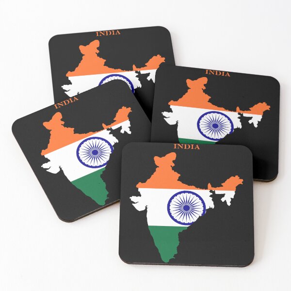 Item preview, India Map Flag Silhouette Asia Travel Pride Gift designed and sold by NTGUILTY.