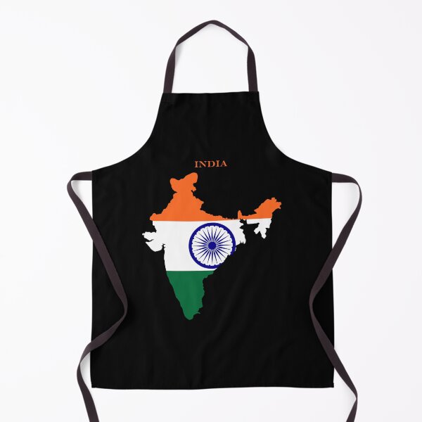 Item preview, India Map Flag Silhouette Asia Travel Pride Gift designed and sold by NTGUILTY.