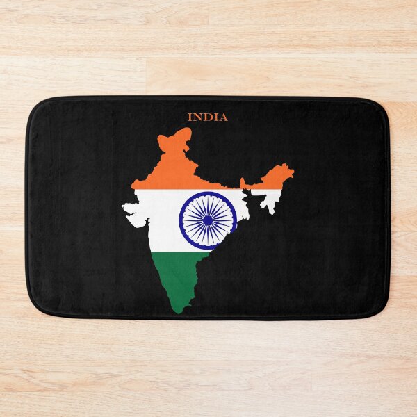 Item preview, India Map Flag Silhouette Asia Travel Pride Gift designed and sold by NTGUILTY.