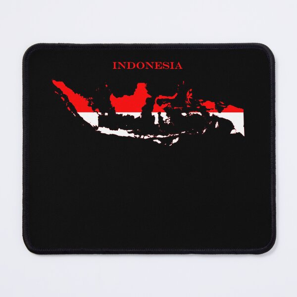 Item preview, Indonesia Map Flag Silhouette Asia Travel Pride Gift designed and sold by NTGUILTY.