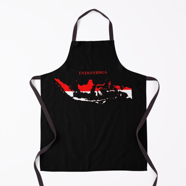 Item preview, Indonesia Map Flag Silhouette Asia Travel Pride Gift designed and sold by NTGUILTY.