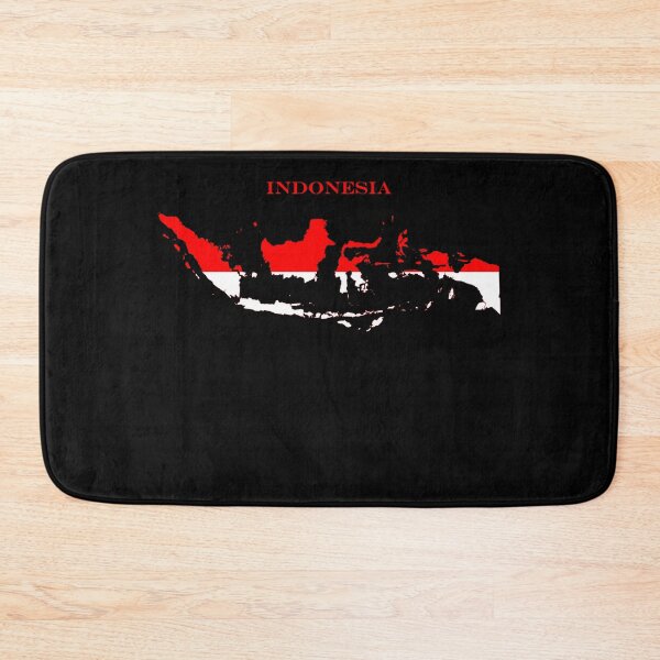 Item preview, Indonesia Map Flag Silhouette Asia Travel Pride Gift designed and sold by NTGUILTY.