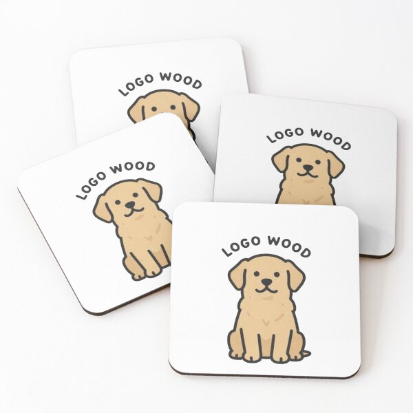Item preview, Cute Golden Retriever Puppy Cartoon – Sweet Labrador Dog Lover Gift designed and sold by NeonSketch Lab.