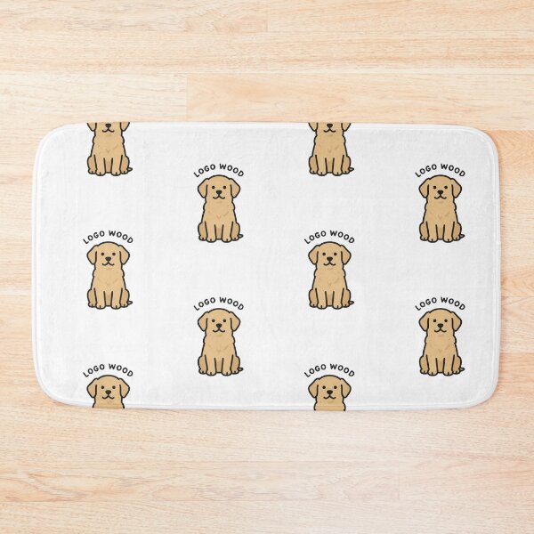 Item preview, Cute Golden Retriever Puppy Cartoon – Sweet Labrador Dog Lover Gift designed and sold by NeonSketch Lab.