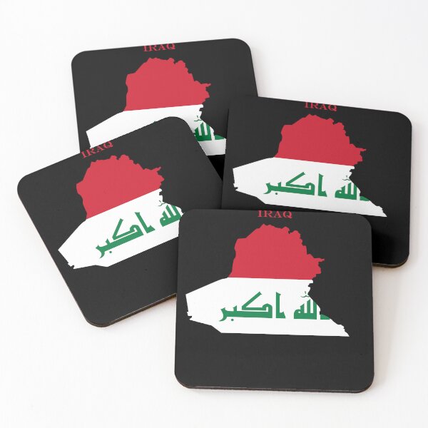 Item preview, Iraq Map Flag Silhouette Middle East Travel Pride Gift designed and sold by NTGUILTY.