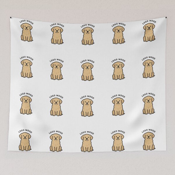 Item preview, Cute Golden Retriever Puppy Cartoon – Sweet Labrador Dog Lover Gift designed and sold by NeonSketch Lab.